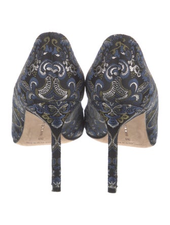 Manolo Blahnik Printed Pumps