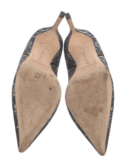 Manolo Blahnik Printed Pumps
