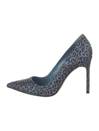 Manolo Blahnik Animal Print Pumps