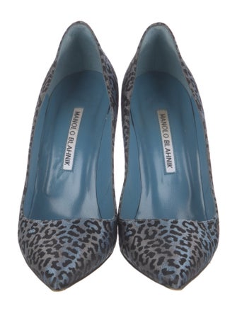 Manolo Blahnik Animal Print Pumps