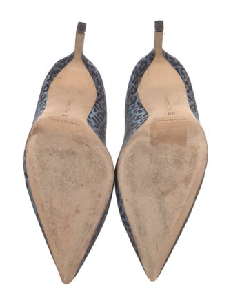 Manolo Blahnik Animal Print Pumps