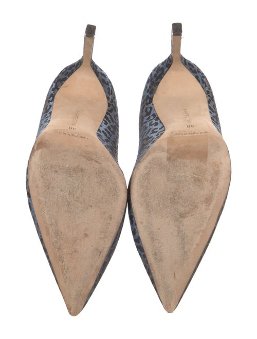 Manolo Blahnik Animal Print Pumps
