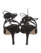 Manolo Blahnik Suede Slingback Sandals