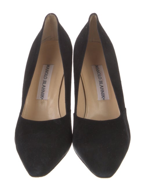 Manolo Blahnik Suede Pumps
