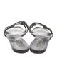 Manolo Blahnik Leather Slides
