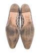 Manolo Blahnik Quilted Pattern Leather Flats