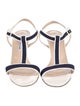 Manolo Blahnik Patent Leather T-Strap Sandals