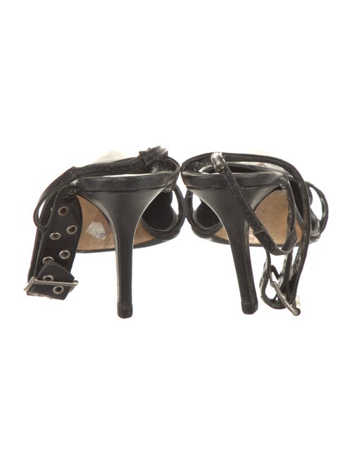 Manolo Blahnik Leather Mules