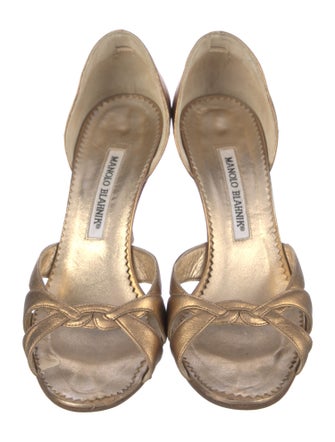 Manolo Blahnik Leather Sandals