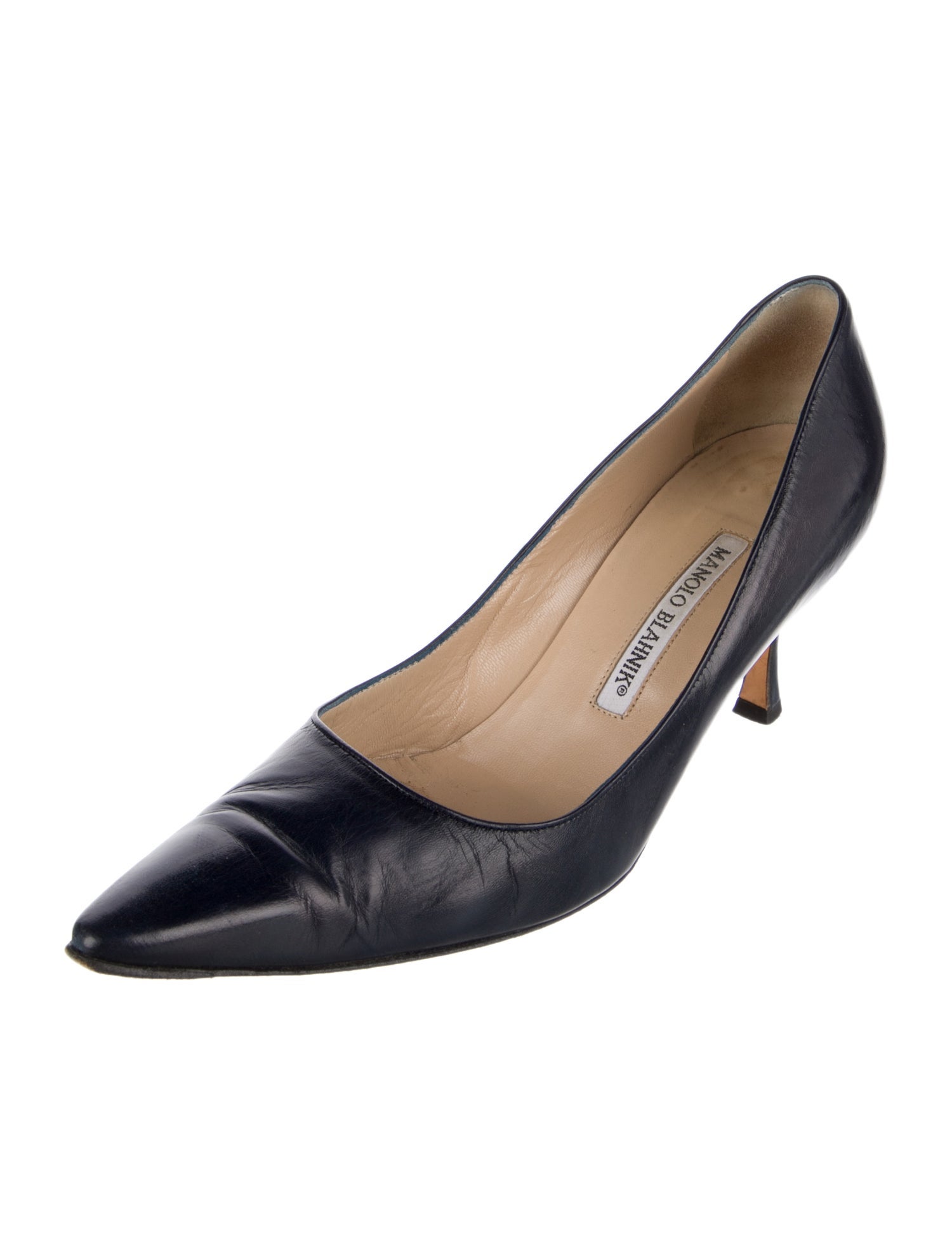 Manolo Blahnik Leather Pumps