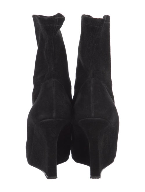 Manolo Blahnik Suede Sock Boots