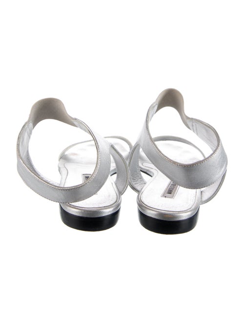 Manolo Blahnik Patent Leather Slides