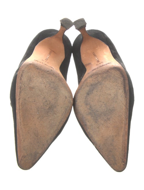 Manolo Blahnik Suede Flats