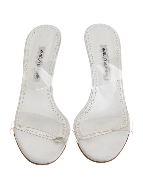 Manolo Blahnik PVC Slides