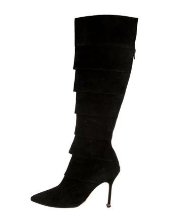 Manolo Blahnik Suede Boots