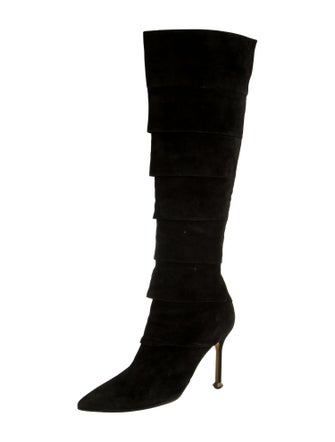 Manolo Blahnik Suede Boots
