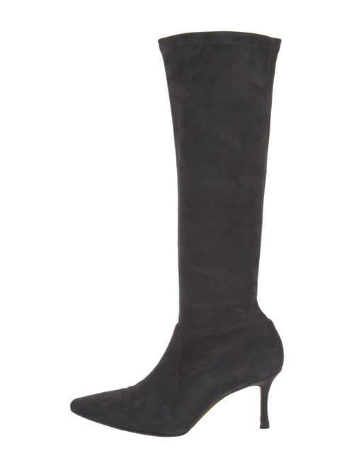 Manolo Blahnik Suede Boots