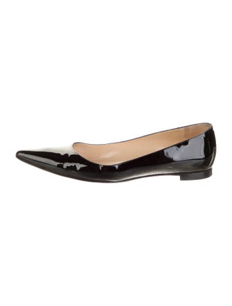 Manolo Blahnik Patent Leather Ballet Flats