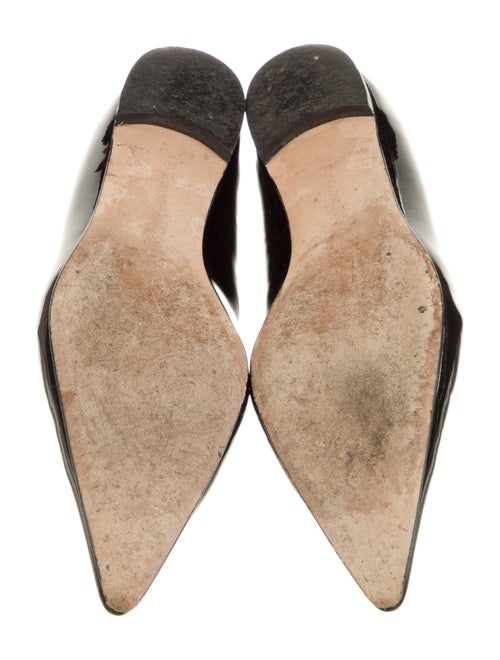 Manolo Blahnik Patent Leather Ballet Flats