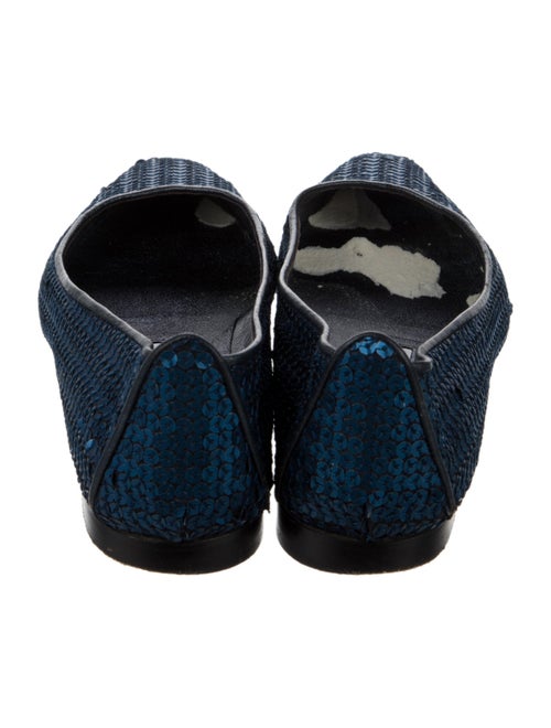 Manolo Blahnik Sequins Sequin Embellishments Flats