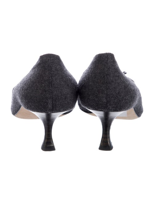 Manolo Blahnik Wool Pumps