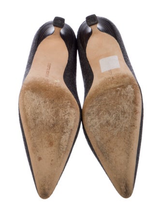 Manolo Blahnik Wool Pumps