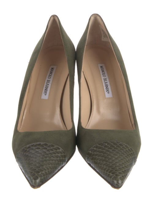 Manolo Blahnik Suede Pumps