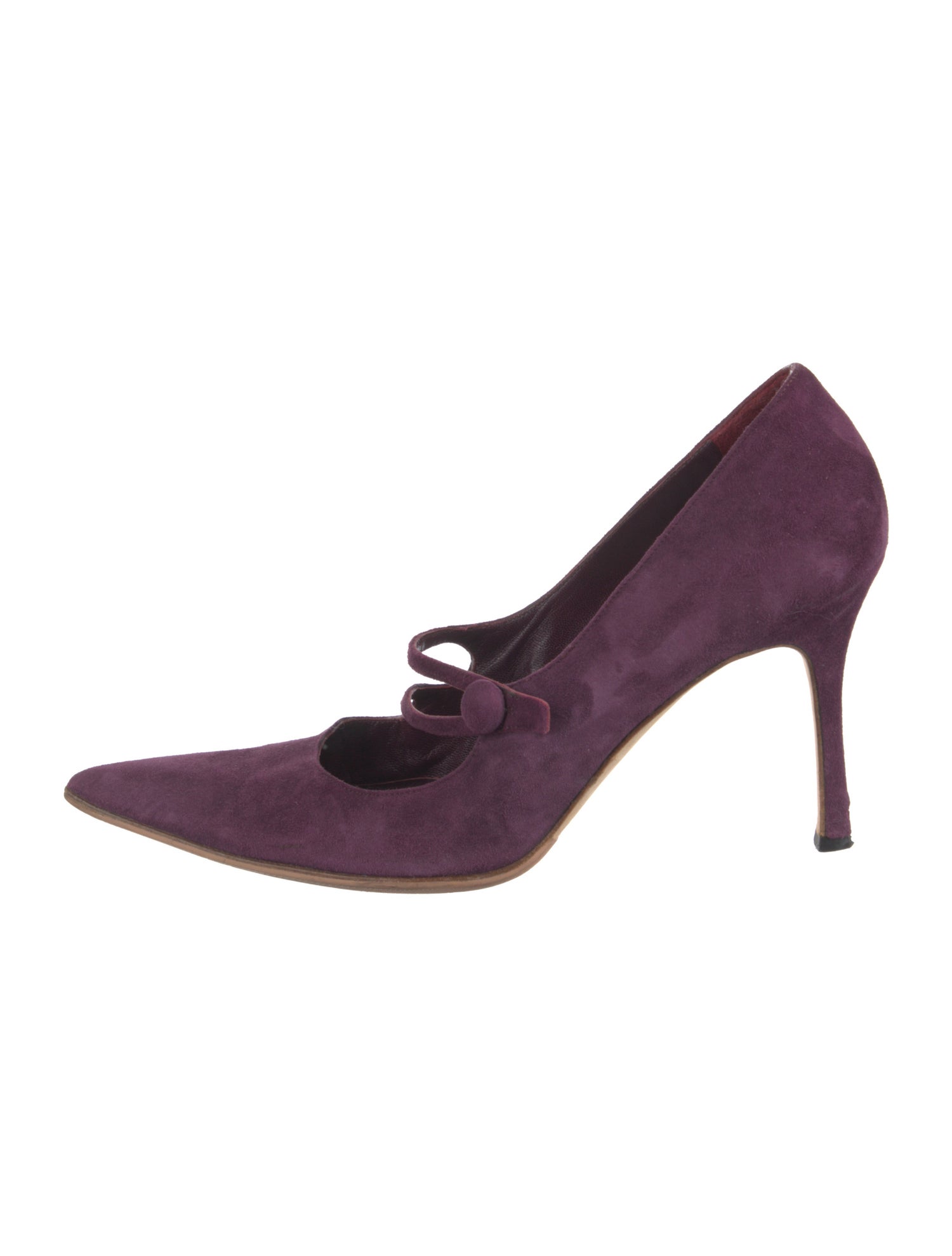Manolo Blahnik Suede Pumps