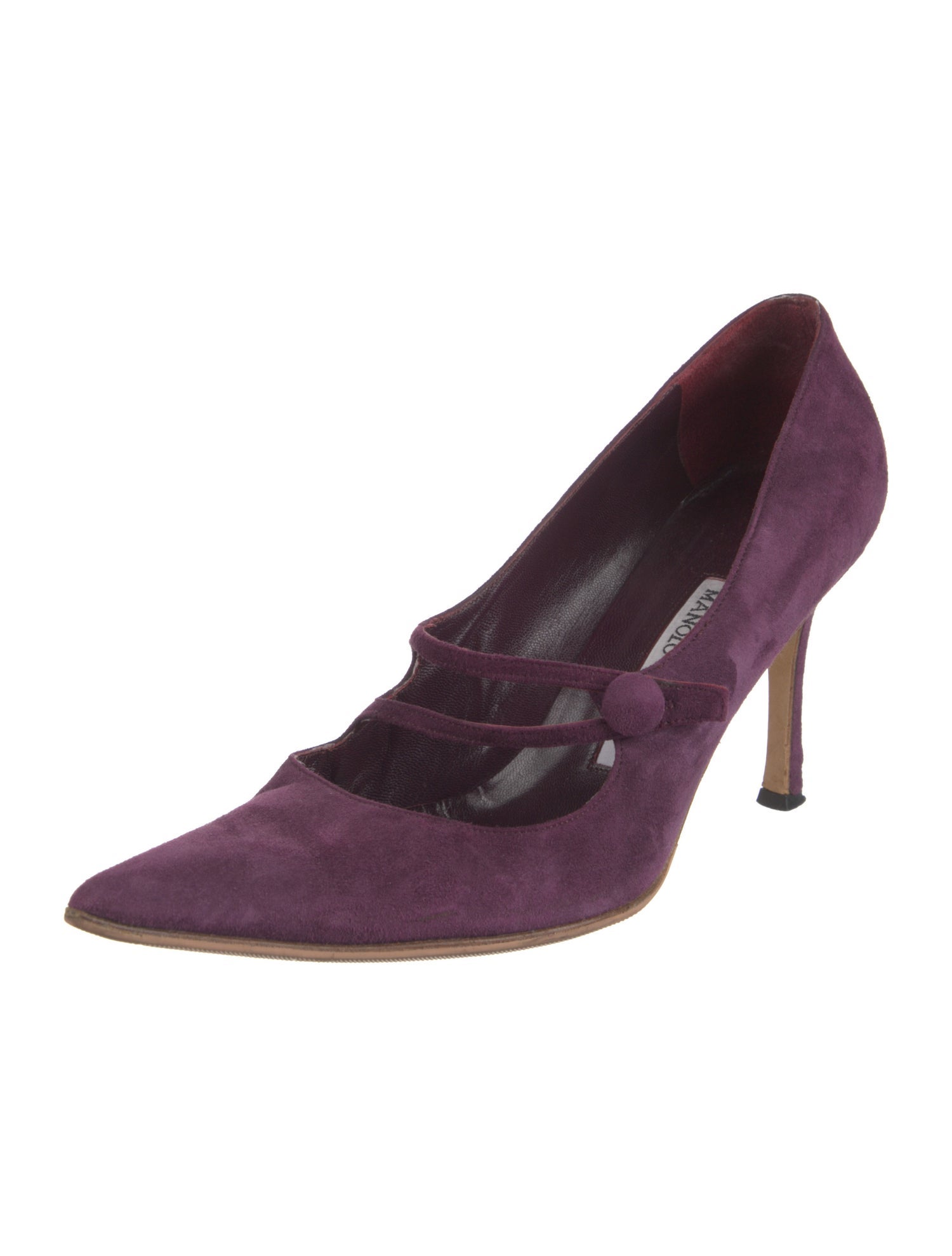 Manolo Blahnik Suede Pumps