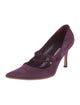 Manolo Blahnik Suede Pumps