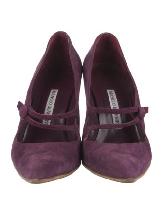 Manolo Blahnik Suede Pumps