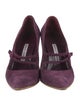 Manolo Blahnik Suede Pumps