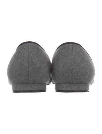 Manolo Blahnik Wool Flats