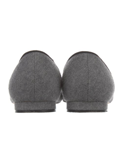 Manolo Blahnik Wool Flats