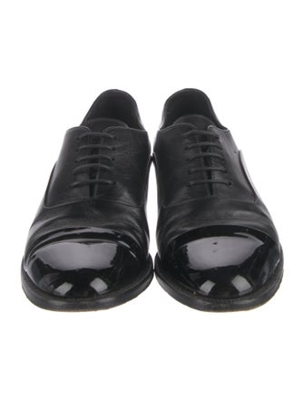 Manolo Blahnik Leather Oxfords