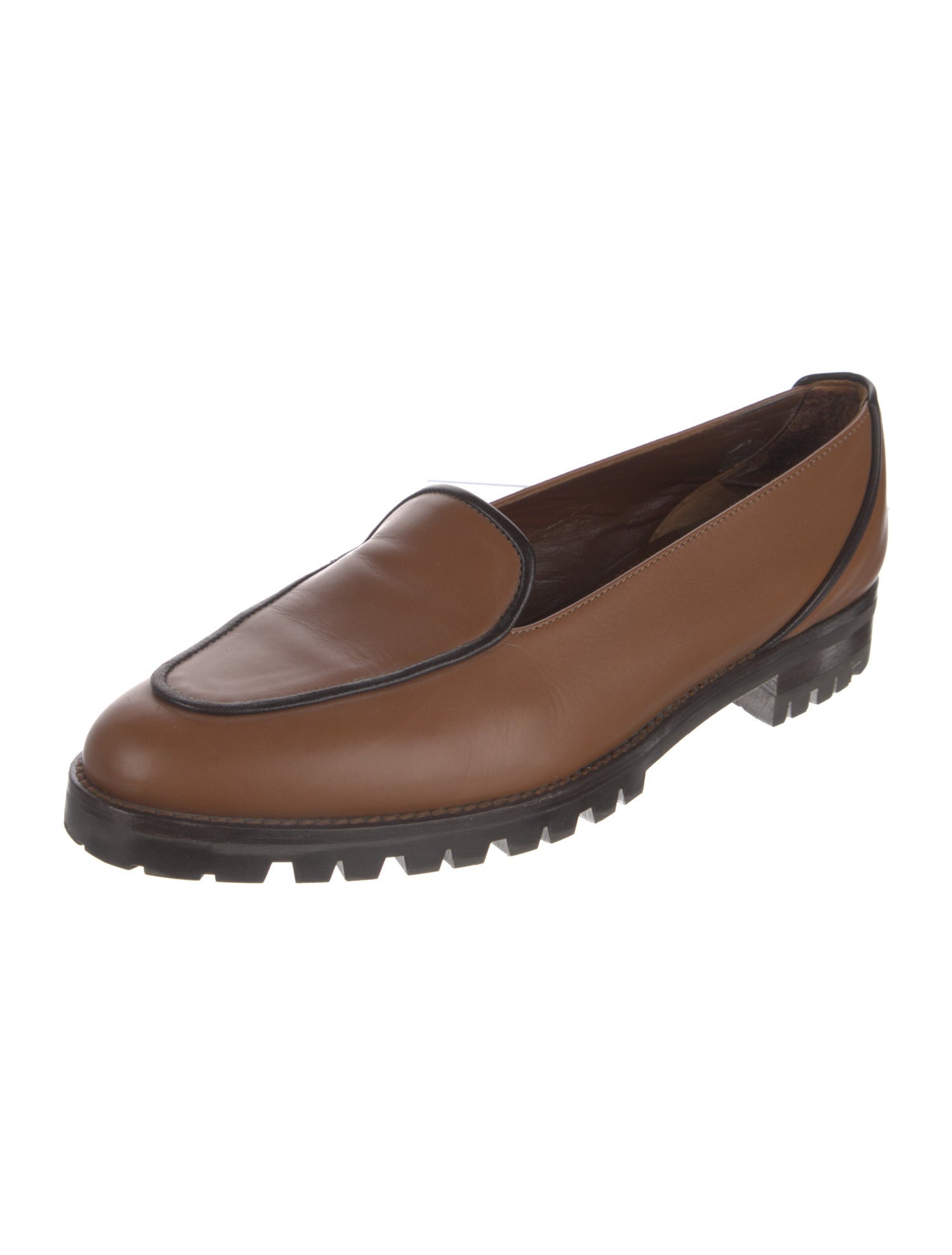 Manolo Blahnik Leather Loafers