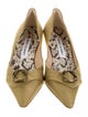 Manolo Blahnik Canvas Pumps