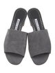 Manolo Blahnik Suede Slides