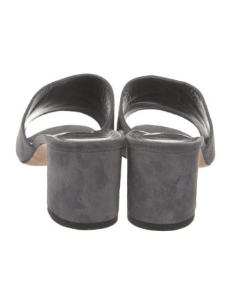 Manolo Blahnik Suede Slides