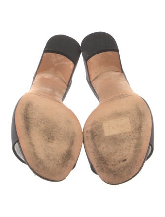 Manolo Blahnik Suede Slides