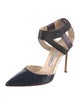 Manolo Blahnik Leather D'Orsay Pumps