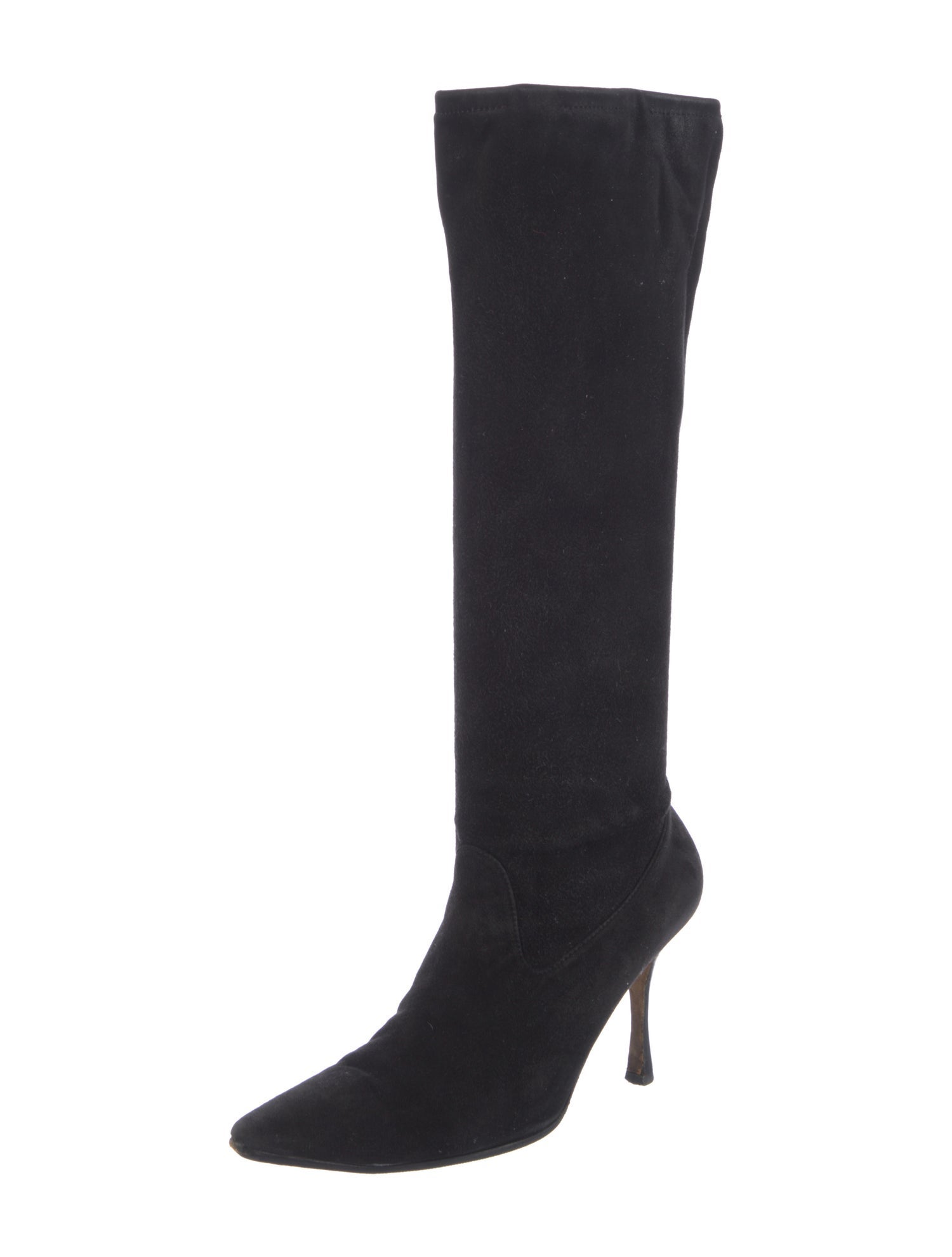 Manolo Blahnik Suede Boots