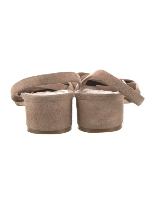 Manolo Blahnik Suede Slingback Pumps