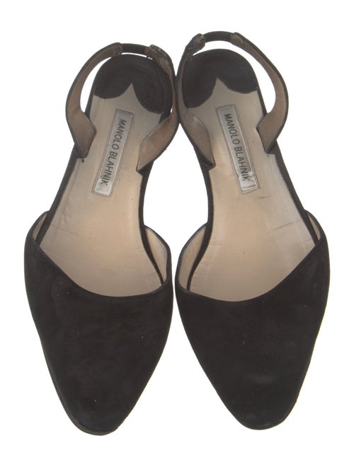 Manolo Blahnik Suede Mules