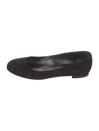 Manolo Blahnik Suede Flats