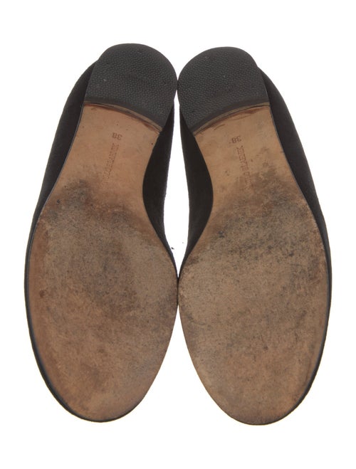 Manolo Blahnik Suede Flats