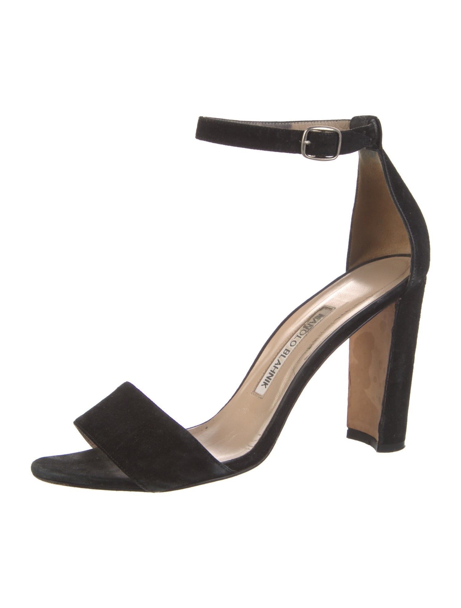Manolo Blahnik Suede Sandals