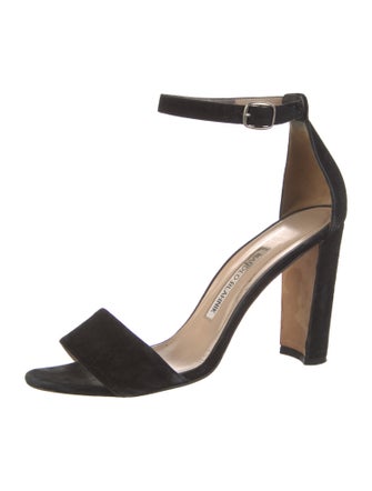 Manolo Blahnik Suede Sandals