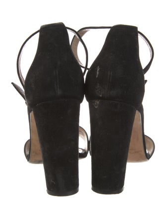 Manolo Blahnik Suede Sandals