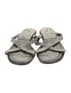 Manolo Blahnik Snakeskin Slides